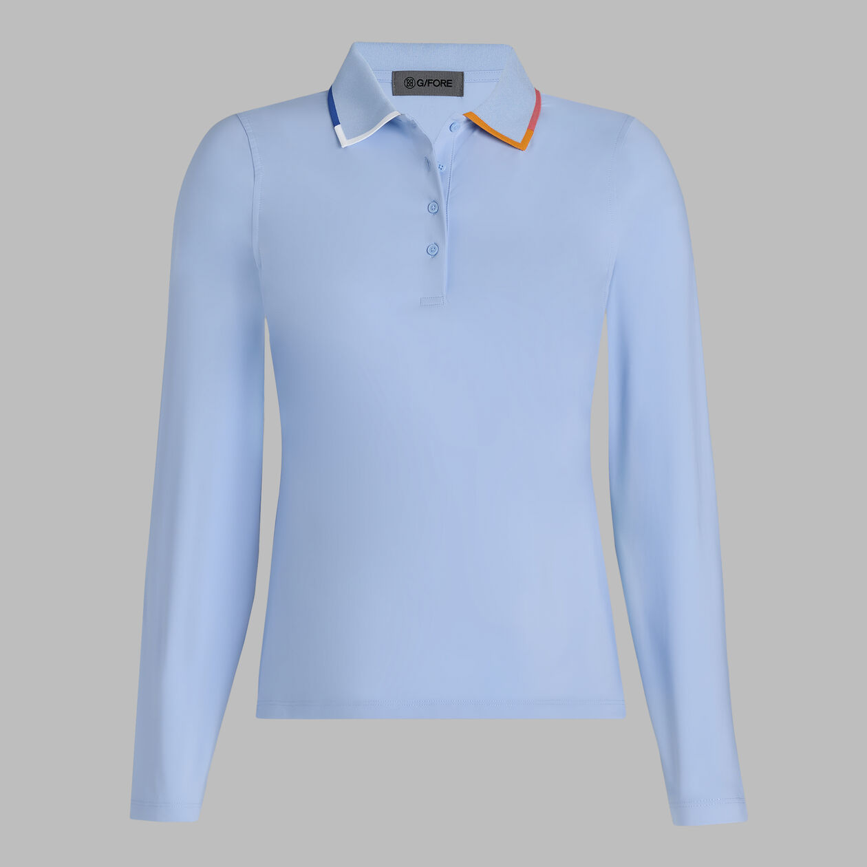 SILKY TECH NYLON LONG SLEEVE POLO BAJA