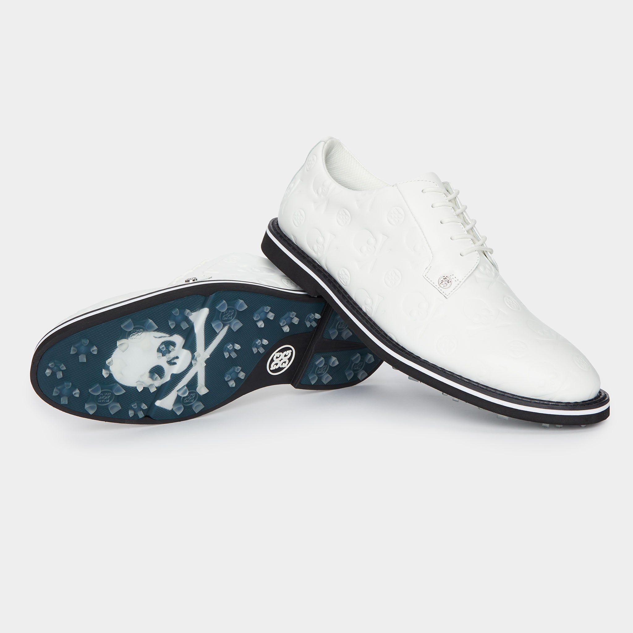 MEN'S DEBOSSED SKULL & T'S GALLIVANTER GOLF SHOE SNOW/ONYX