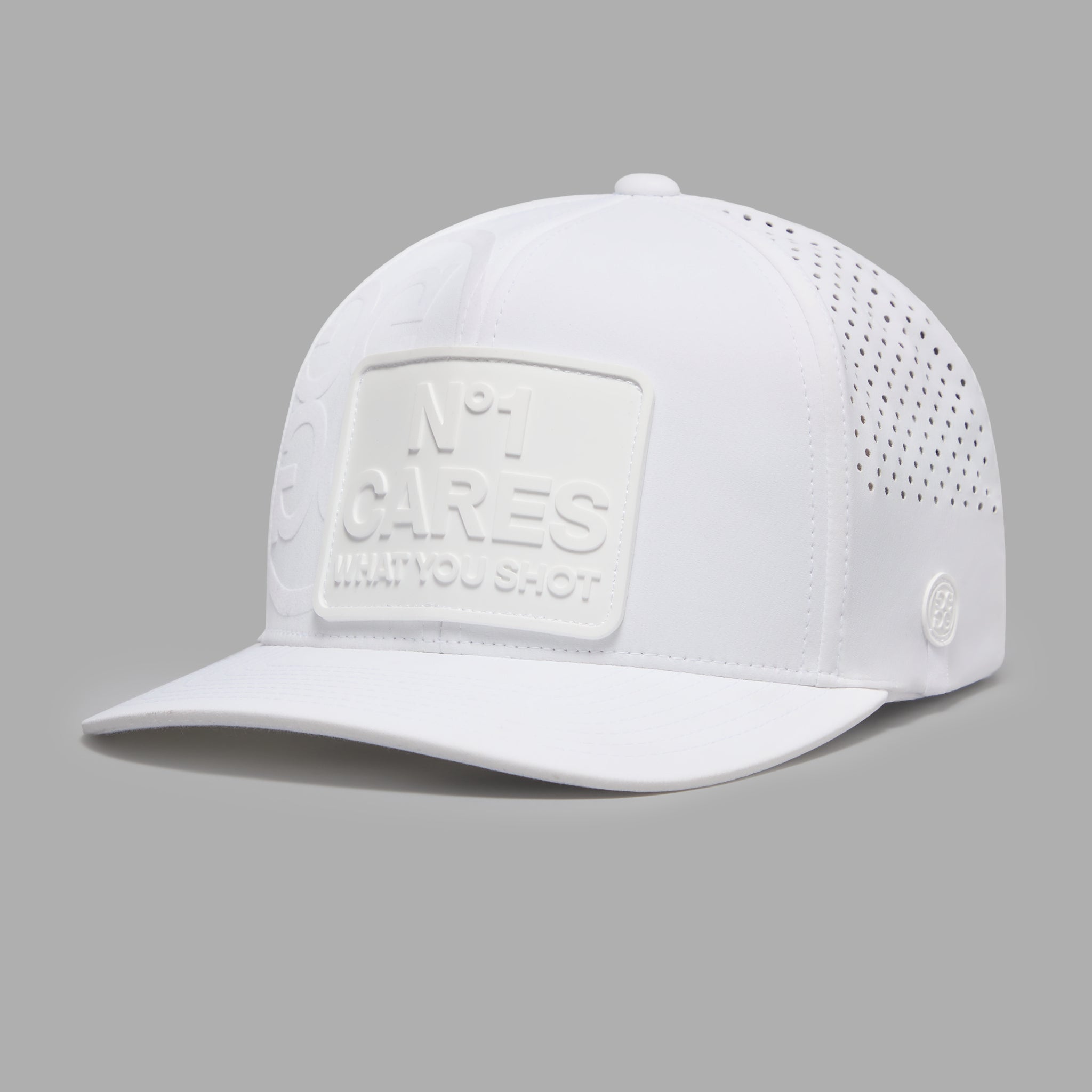 NO1 CARES PATCH PERFORATED DELTA HAT