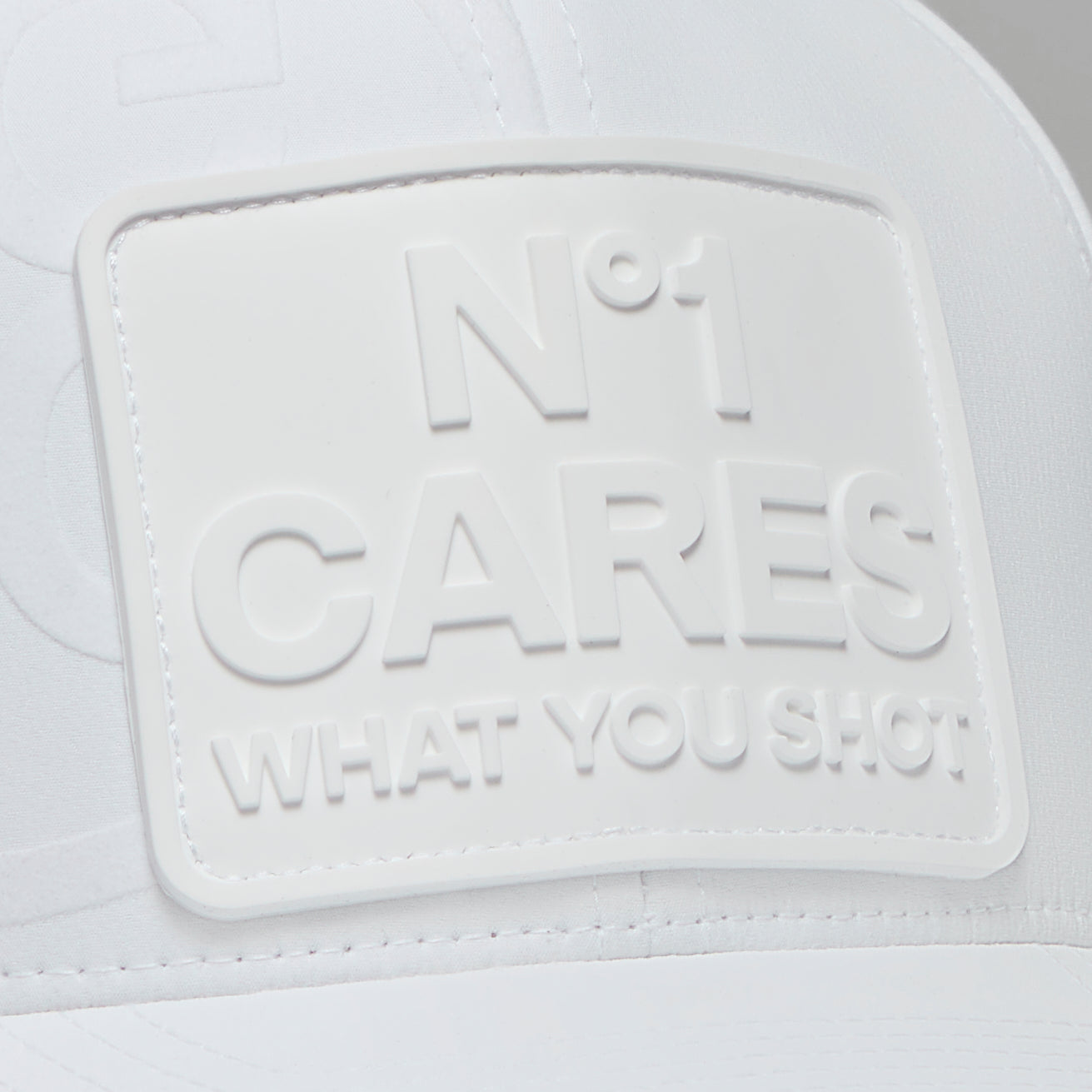 NO1 CARES PATCH PERFORATED DELTA HAT