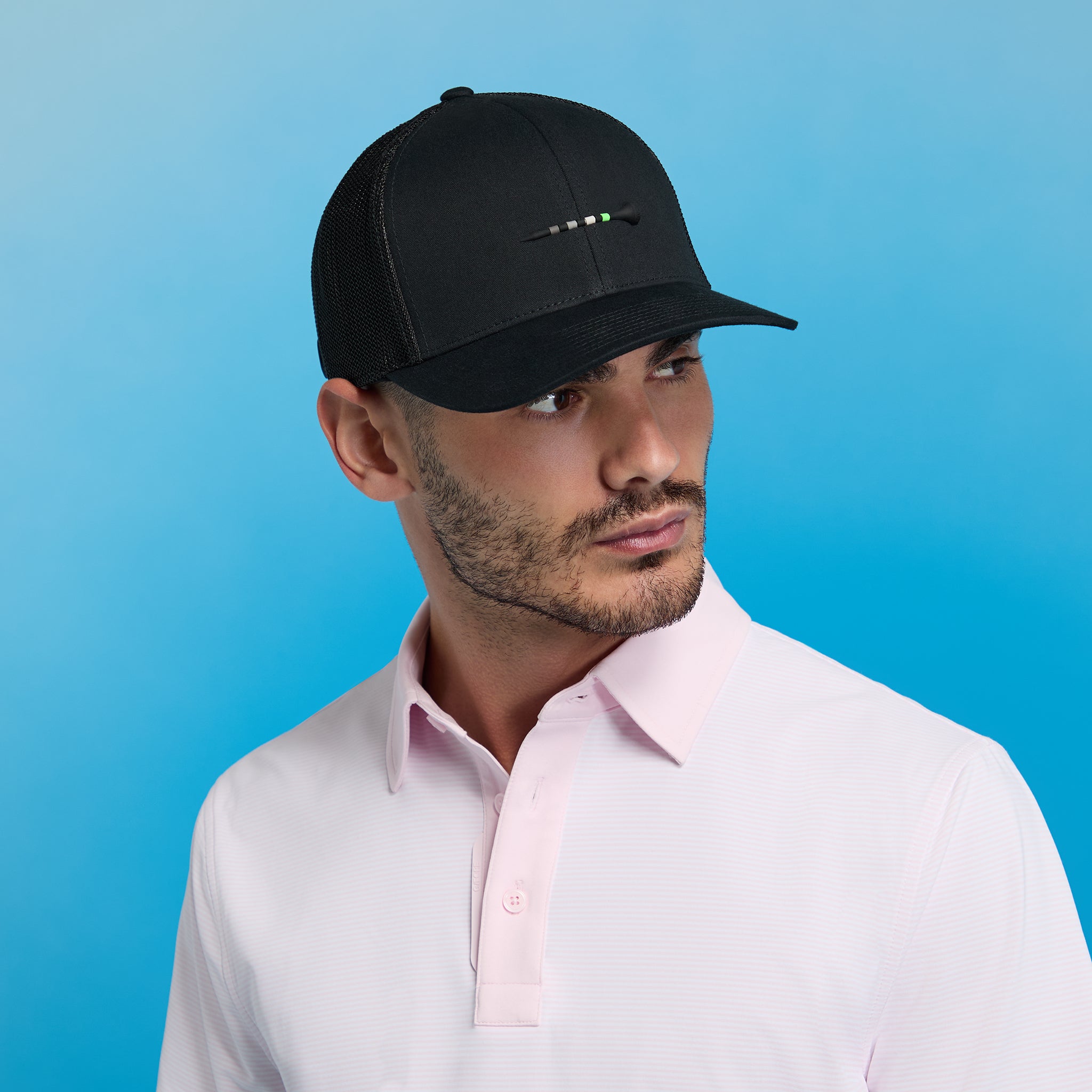 SILICONE TEE TRUCKER HAT