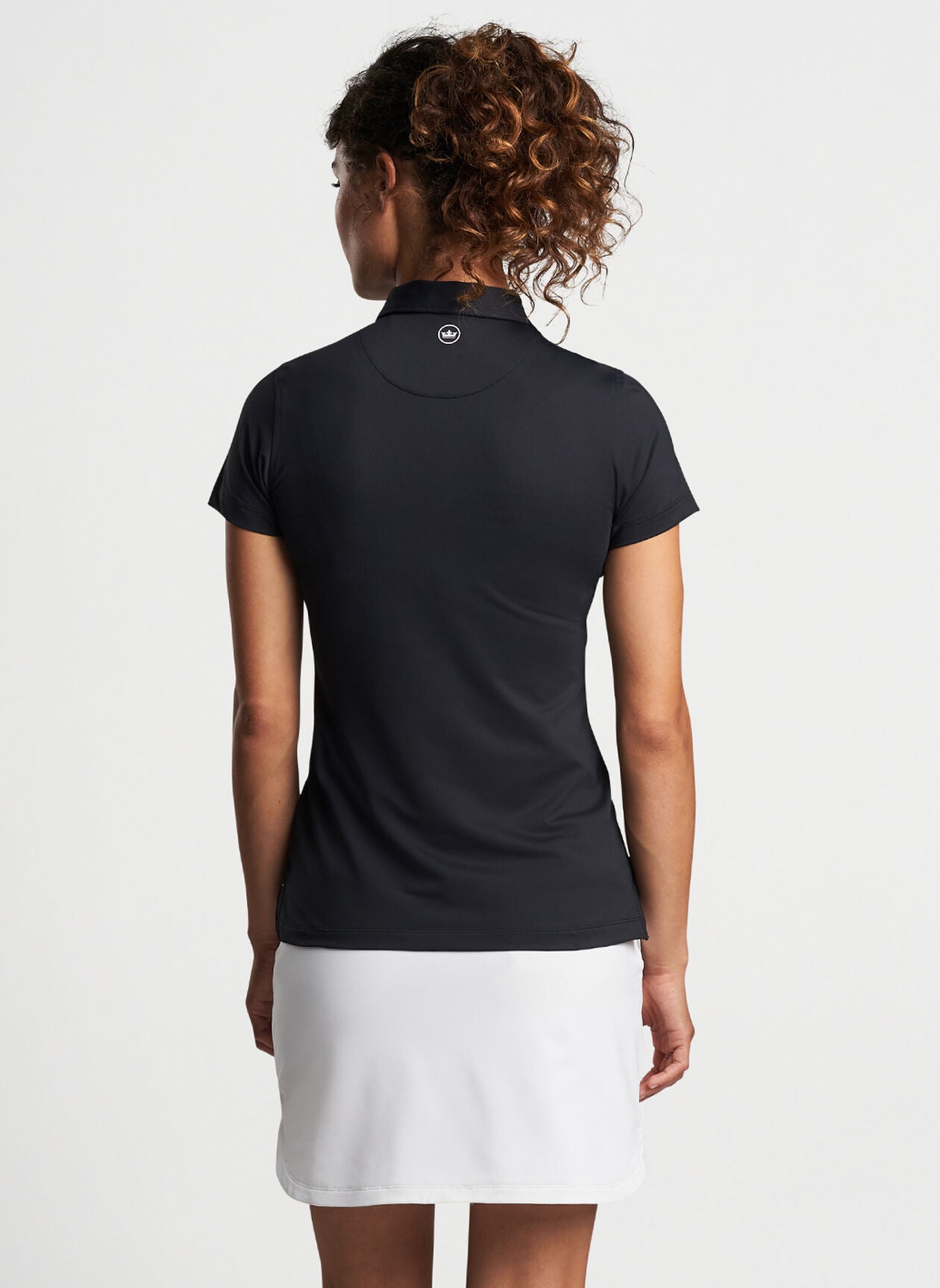 ESSENTIAL BUTTON POLO BLACK