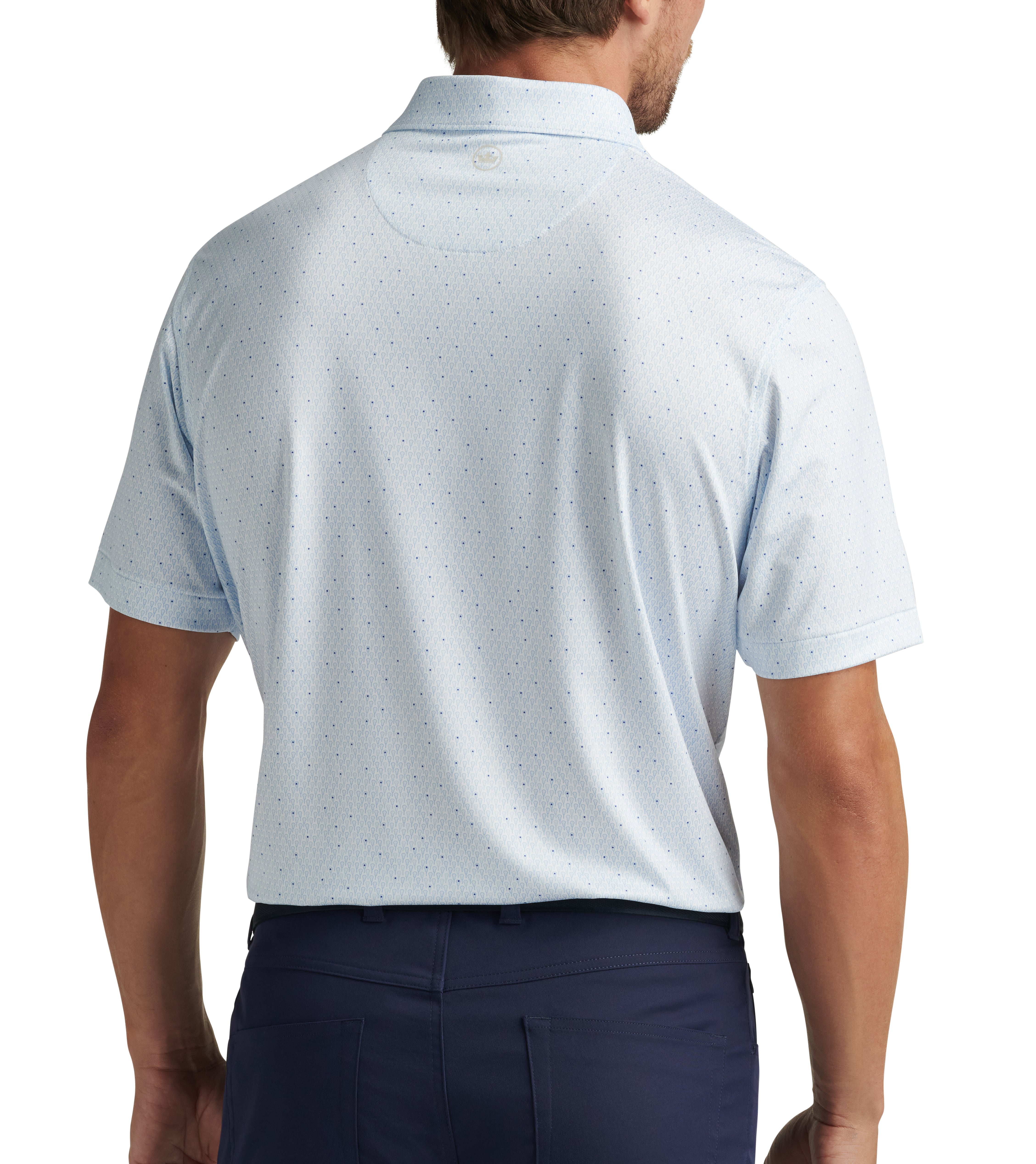 LACROSSE PERFORMANCE JERSEY POLO WHITE